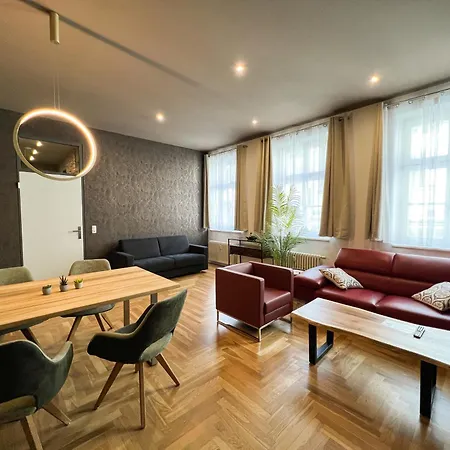 Exklusives Leipzig City Apartment Relax Exterior foto